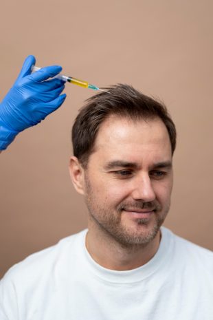 homme injection prp calvitie le verdun nice cannes